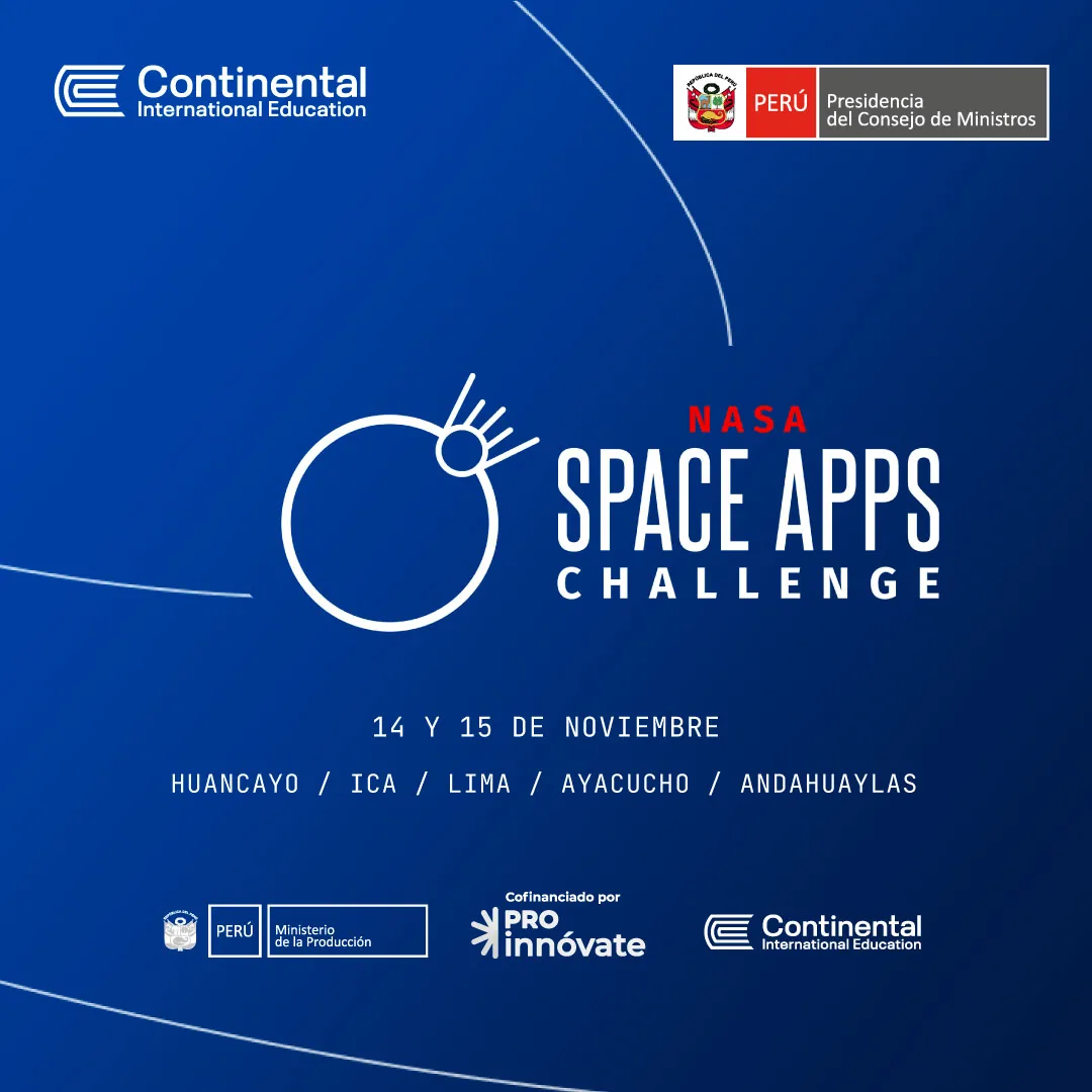 NASA International Space Apps Challenge — 14 y 15 de noviembre, Huancayo, Ica, Lima, Ayacucho y Andahuaylas