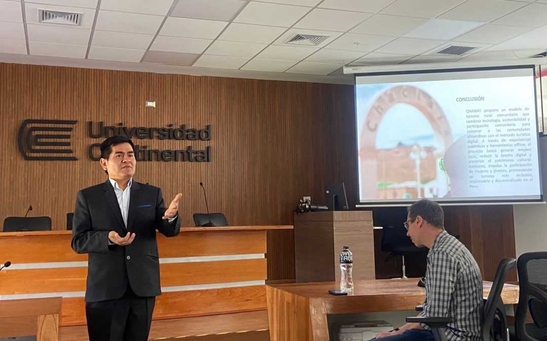 Conferencia: QHAWAY – Innovación y Tecnología Offline para el Turismo Rural Comunitario en Arequipa