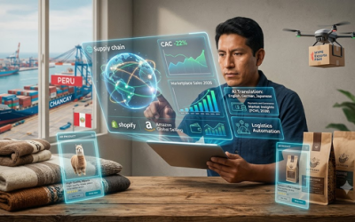 E-commerce transfronterizo e Inteligencia Artificial en 2026: la revolución digital para la internacionalización de las MYPEs