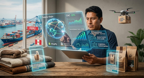 E-commerce transfronterizo e Inteligencia Artificial en 2026: la revolución digital para la internacionalización de las MYPEs